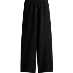 H&M Linen Blend Trousers - Black
