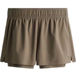 H&M Double Layered Running Shorts - Dark Beige