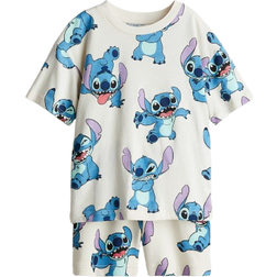 H&M Boys 2-Piece Printed Set - Beige