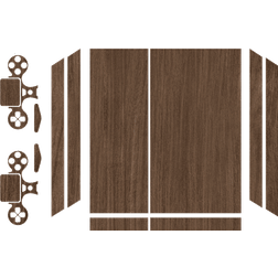 Dark wood texture playstation 4 decal