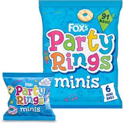 Fox's Biscuits Party Rings Mini 120g 6pcs 1pack