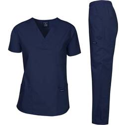 Dagacci Medical Uniform Set - Navy