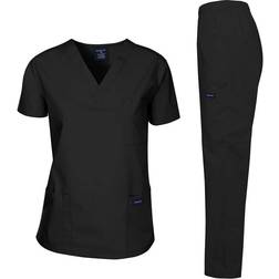 Dagacci Medical Uniform Set - Black