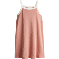 H&M Pige Stropkjole I Bomuld - Orange