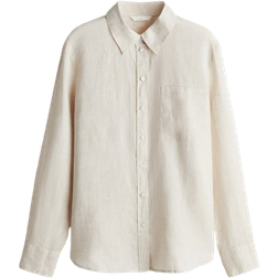 H&M Linen Shirt - Light Beige