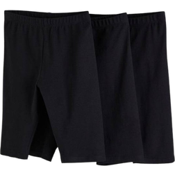 H&M Mädchen 3er-Pack Radlershorts aus Jersey Schwarz 9-10Y