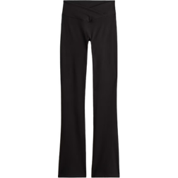 H&M Flared sports leggings with SoftMove - Black
