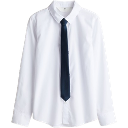 H&M 2-teiliges Set mit und Krawatte Weiß 9-10Y