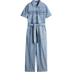H&M Denim Boiler Suit - Light Blue Denim