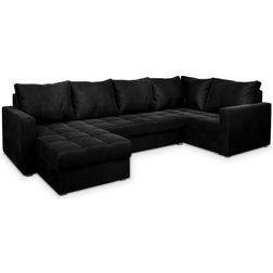 Masseno Lorivo Black Sofa 285cm 4-Sitzer