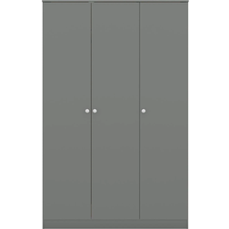 SECONIQUE Denver Grey Gloss Wardrobe 112x175cm