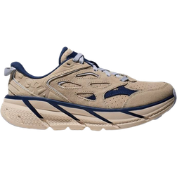 Hoka Clifton L Suede M - Oat Milk/Bellwether Blue