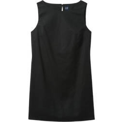 GAP Linen Blend Mini Shift Dress - True Black