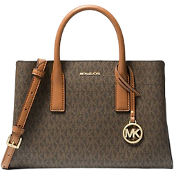 Michael Kors Ruthie Small Signature Logo Satchel - Brn/Acorn
