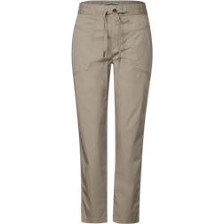 Street One Cargo Look Trousers - Buff Grey