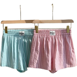 Shein Womens New Simple Daily Striped Shorts Packs