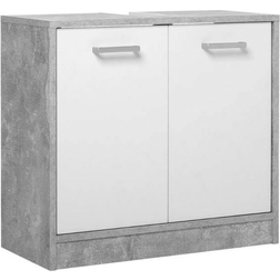 Madeira Set Bagno Beton Bianco
