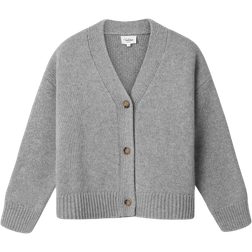 Pierre Robert Heavy Knit Cardigan - Grey Melange