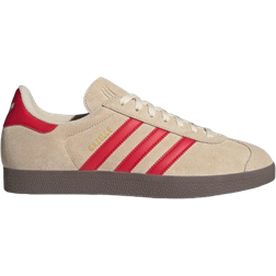 adidas Gazelle - Sand Strata/Better Scarlet/Ftw White