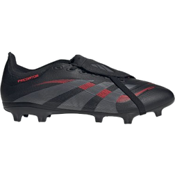 adidas Predator League Fold Over Tongue FG/MG - Core Black/Grey Four/Lucid Red