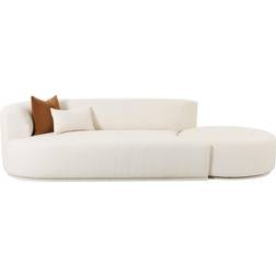 TOV Furniture Fickle Cream Sofa 285cm