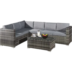 Oseasons Acorn Outdoor Lounge Set, 1 Table incl. 2 Sofas