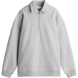 H&M Training Shirt With Collar - Grey Melange