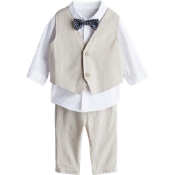 H&M Dressy Set 4-piece - Light Beige/White (1157034009)