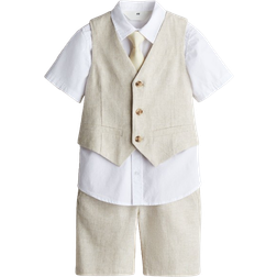 H&M Suit Set 4-piece - Light Beige (1217940003)