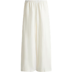H&M Linen Blend Trousers - White