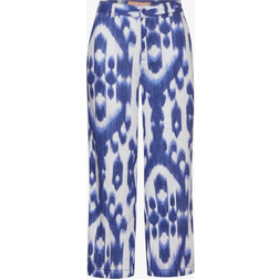 Street One 7/8 Linnen Trousers - Deep Water Blue