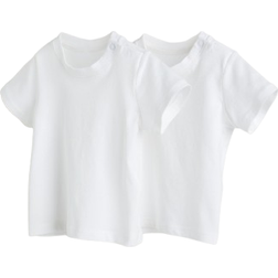 H&M Baby White 2-pack cotton T-shirts