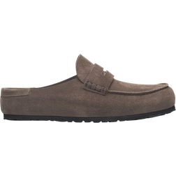 Birkenstock Naples Wrapped Suede Leather - Concrete Grey