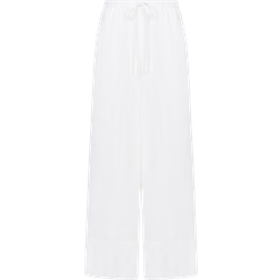 VILLOID Liz Soft Linen Pants - White