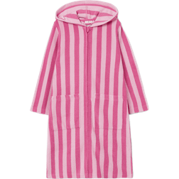 RIKIKI Tintin Terry Bathrobe - Pink Stripe