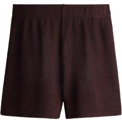H&M Knitted Shorts - Dark Brown