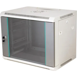 Q-LANTEC 19" Hanging Cabinet SW-9U-600-450-N-DSJ-OP-RP-BS