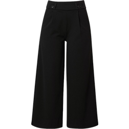 JDY Wide leg Pleat Front Pants - Black