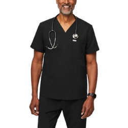 FIGS Chisec Three-Pocket Scrub Top - Black