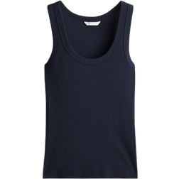 H&M Tight Fitting Tank Top - Navy blue