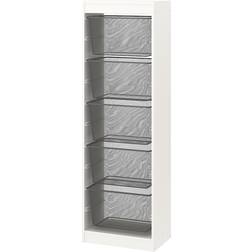 IKEA Trofast White/Dark Grey Korg 46cm