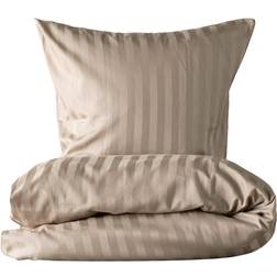 Sinnerup Striped Dynebetræk Beige (200x140cm)