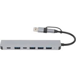 High Speed 1 USB 3.0 4 USB2.0 2 Type C Port