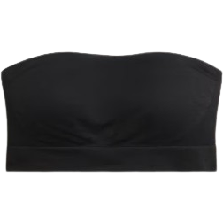H&M Seamless Padded Bandeau Bra - Black