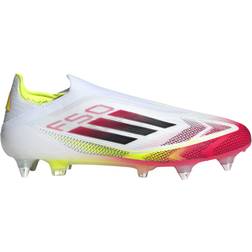 adidas F50 Elite Laceless SG - Cloud White/Core Black/Solar Yellow
