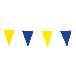 Sassier Flaggirlang Blå/Gul 10 meter