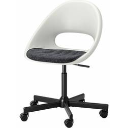 IKEA Loberget/Malskar White/Black/Dark Grey Kontorsstol 90cm
