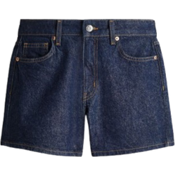 H&M Denim Shorts - Dark Denim Blue