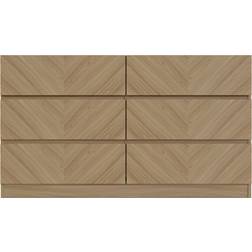 GFW Catania Oak Chest of Drawer 120x68cm