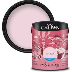 Crown Walls & Ceilings Matt Emulsion Fairy Dust 5L Wall Paint